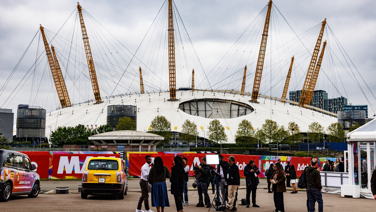 Adobe Max London took place next to The O2, formerly known as The Millenium Dome